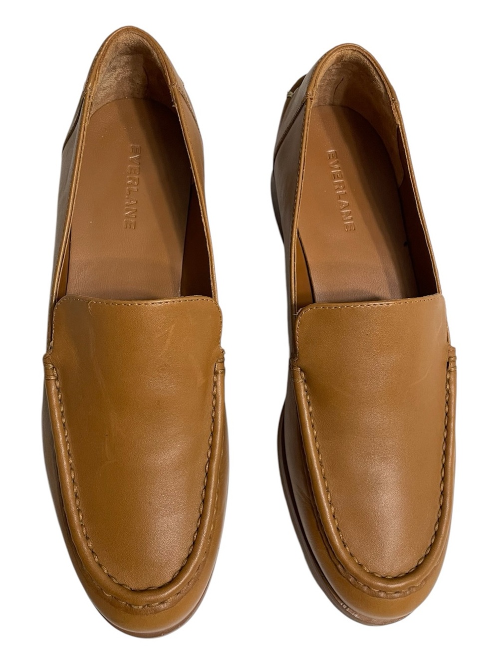 Everlane the modern Loafers tan leather  penny